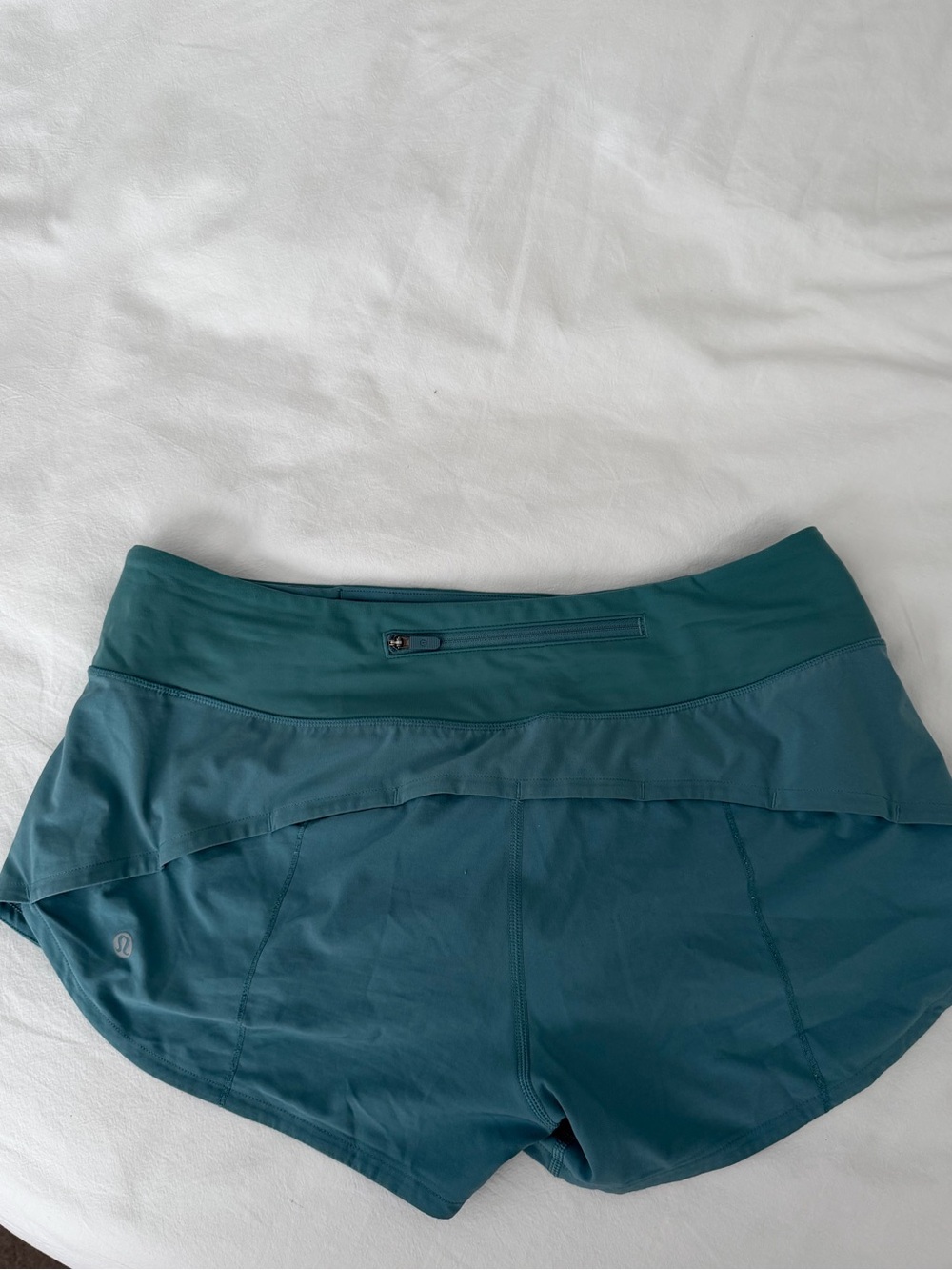 LULULEMON Pacific Teal Speed Up Shorts - Picture 4 of 4